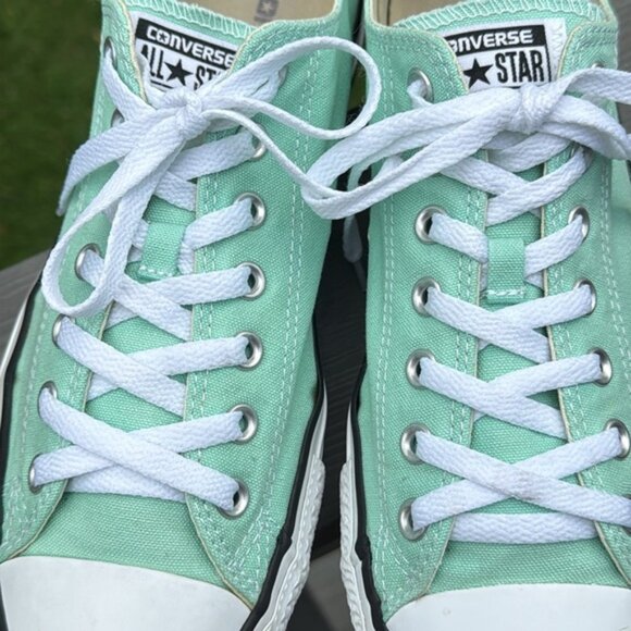 Converse All Star Chuck Taylor’s (Women’s13) (Ocean Mint/White) (Men's:11) - Picture 6 of 12